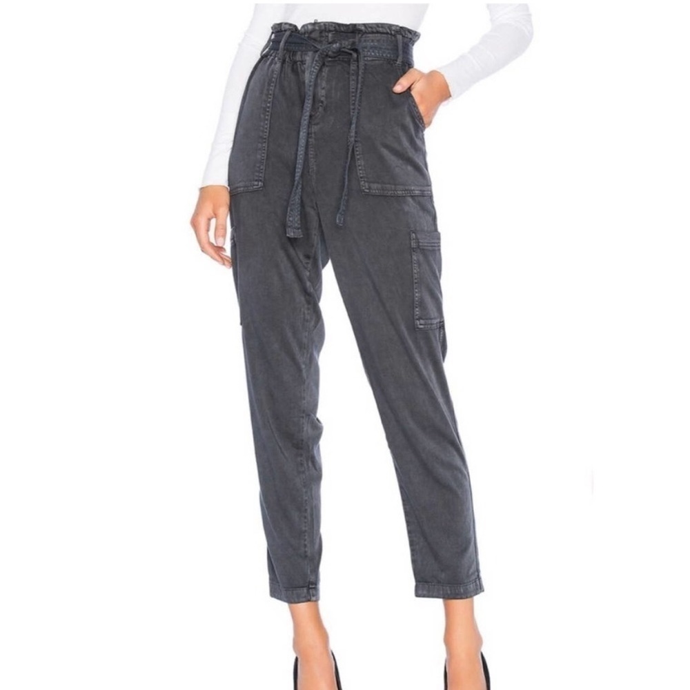 Splendid Pants Slate Grey Cargo Pants Size 28